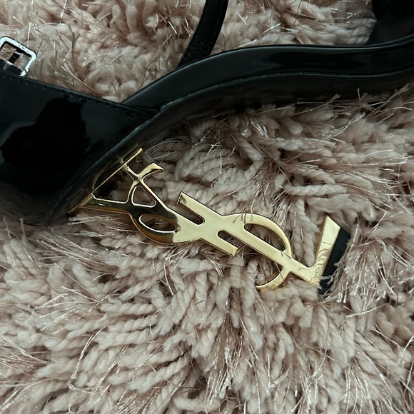 Saint Laurent Patent Leather Opyum Ysl Heels Pump Women's - Picture 7 of 7